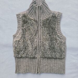 Cabi Alpaca Wool Vest Knit Sweater Women Size Medium